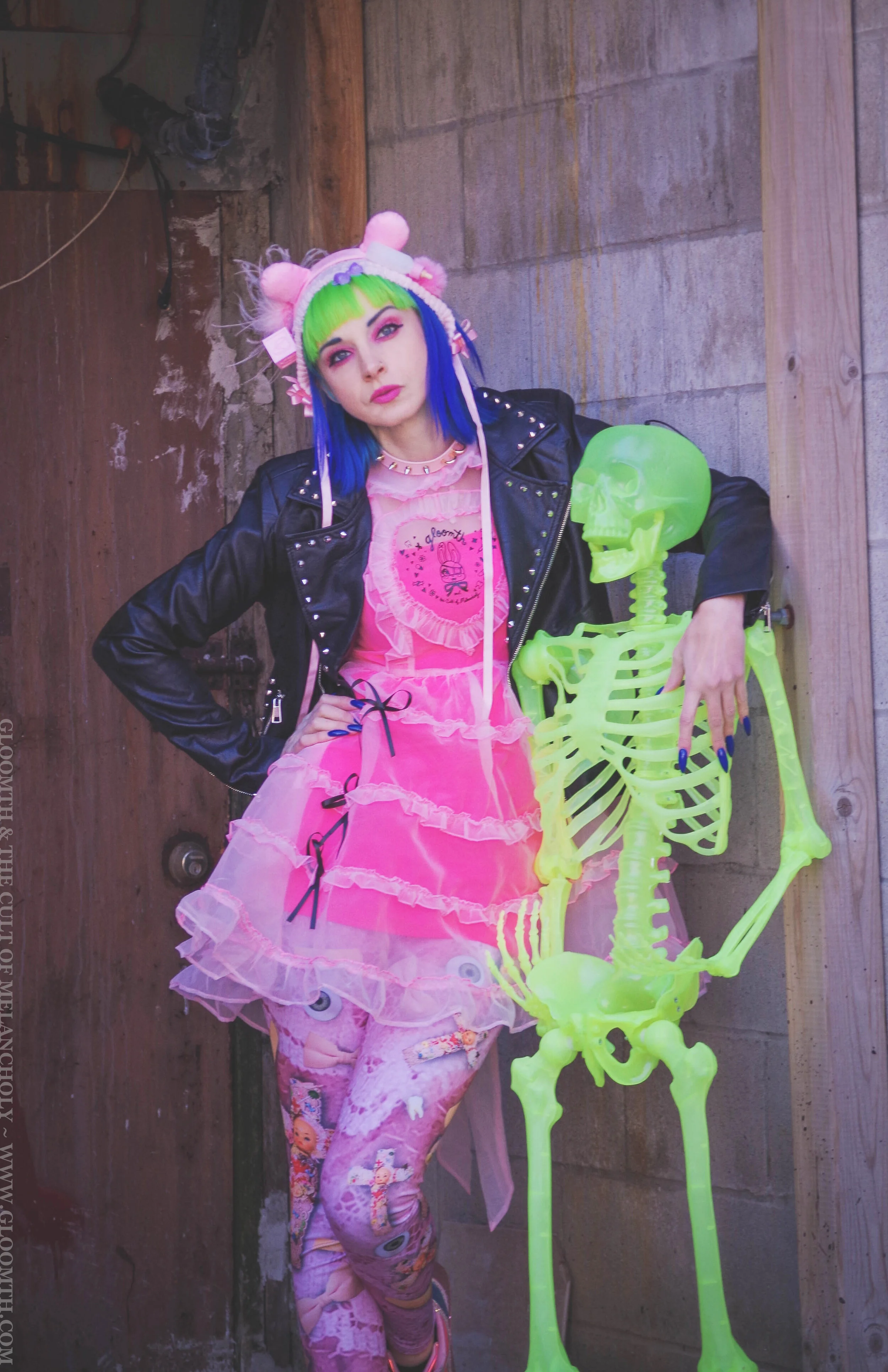 Bubblegum Pink Sheer Babydoll Dress — Gloomth